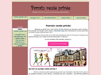 parrainventeprivee.fr website preview