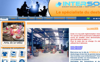 intersold.fr website preview