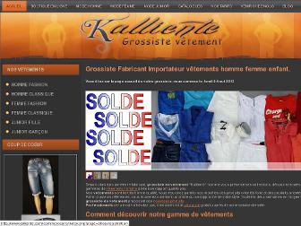 kalliente.com website preview