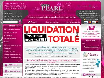 poppypearl.fr website preview