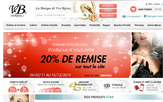 vosbijoux.fr website preview