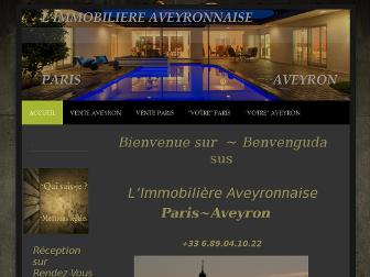 immobiliereaveyronnaise.com website preview