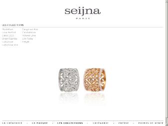 seijna.com website preview