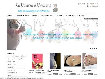 lacaverneacreations.fr website preview