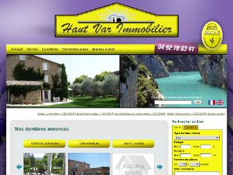 haut-var-immobilier.fr website preview
