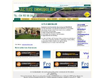 actus-immobilier-provence.octissimo.com website preview