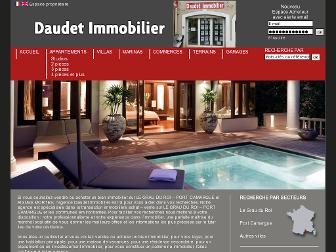 daudet-immobilier.fr website preview