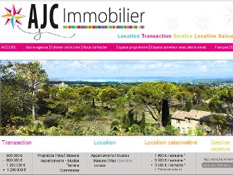ajcimmobilier-saintremy.com website preview
