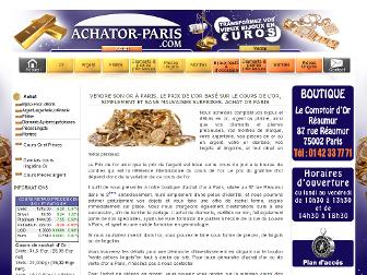 achator-paris.com website preview