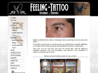 feeling-tattoo-piercing.com website preview