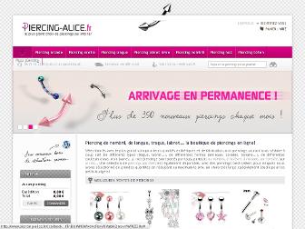 piercing-alice.fr website preview