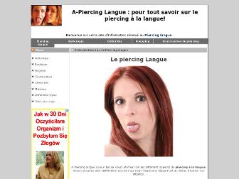 a-piercing-langue.com website preview