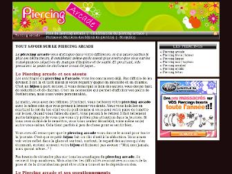 infos-piercing-arcade.com website preview