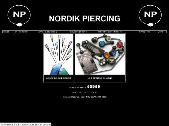 nordikpiercing.com website preview