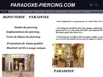 paradoxe-piercing.com website preview