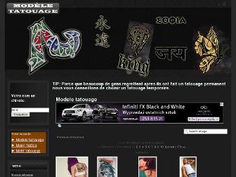 modele-tatouage.fr website preview