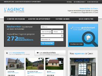 immobiliercaen.fr website preview
