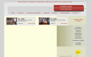 honfleurimmobilier.com website preview