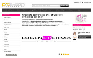 prosalon.fr website preview