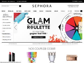sephora.fr website preview