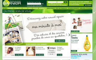 garnier.fr website preview