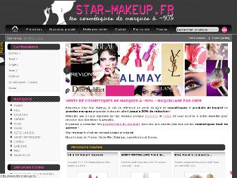 star-makeup.fr website preview