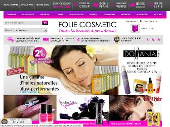 foliecosmetic.com website preview
