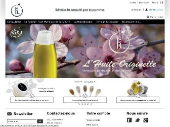cosmetiques-bio-isb.fr website preview