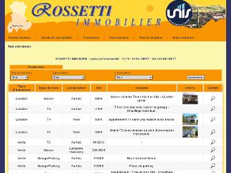 rossetti-immobilier.com website preview