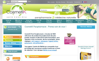 cosmetik-paris.fr website preview