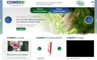 cosmebio.org website preview