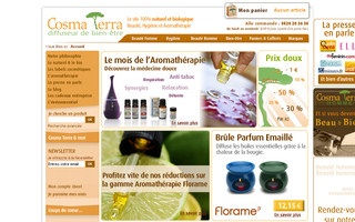 cosmaterra.fr website preview