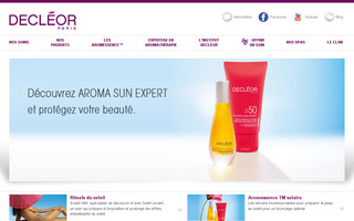 decleor.fr website preview