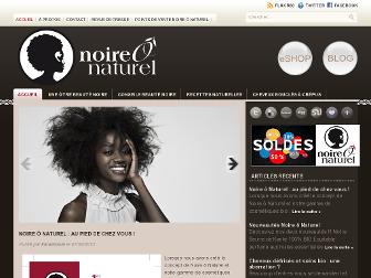 noireonaturel.com website preview