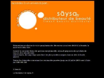 saysa.fr website preview
