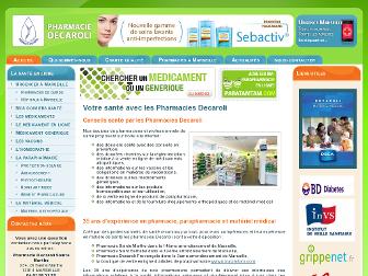 pharmacie-decaroli.com website preview