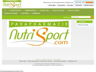 parapharmacie-nutrisport.com website preview