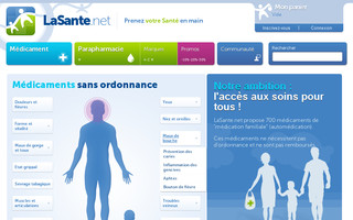 lasante.net website preview