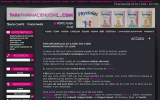 parapharmacienligne.com website preview