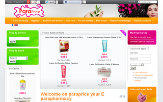 paraprice.fr website preview