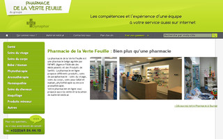 pharmacie-de-la-verte-feuille.com website preview