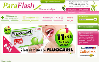 para-flash.com website preview