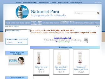 natureetpara.fr website preview