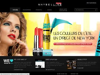gemey-maybelline.com website preview