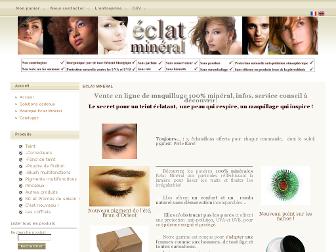 eclatmineral.fr website preview