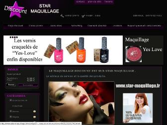 star-maquillage.fr website preview