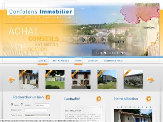 confolens-immo.fr website preview