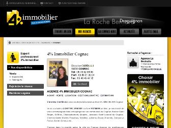 cognac.4immobilier.tm.fr website preview