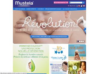 mustela.com website preview