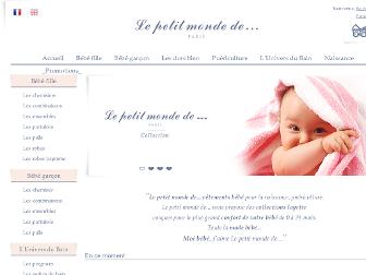 lepetitmondede.fr website preview